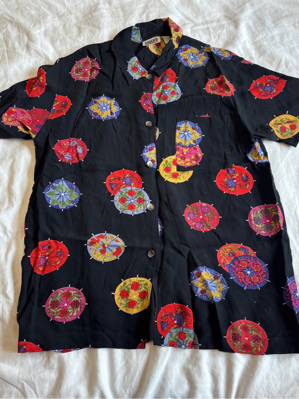 5/$25 💐 | vintage chicos short sleeve blouse